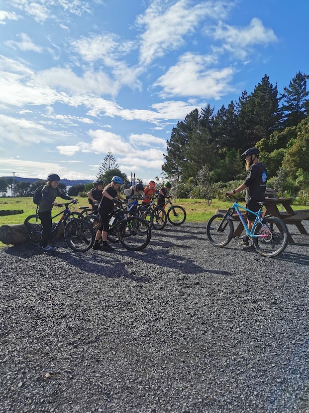 Trail mountain biking